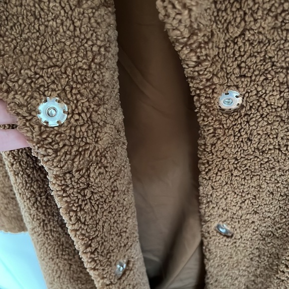 Rachel Zoe teddy bear long peacoat jacket - Picture 5 of 5